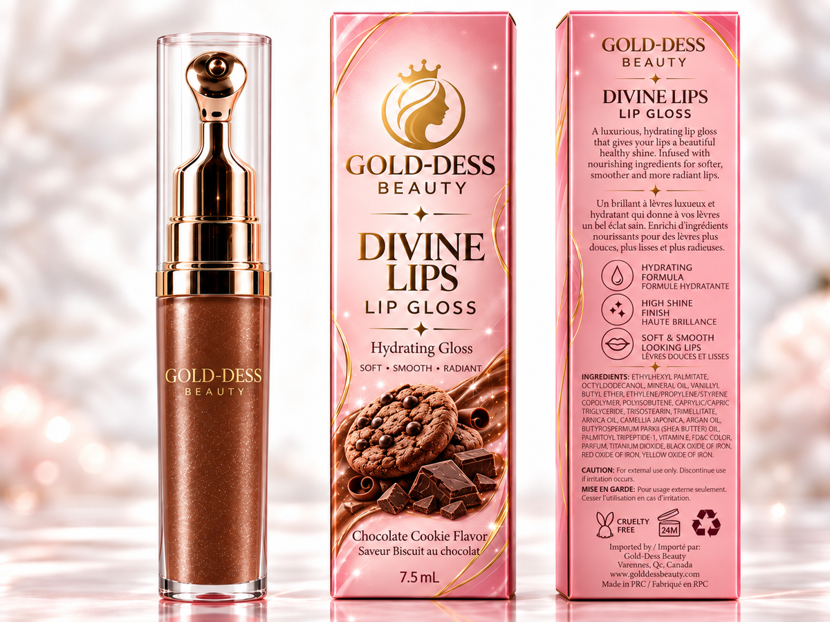 Divine Lips Lip Gloss – 7 Flavors