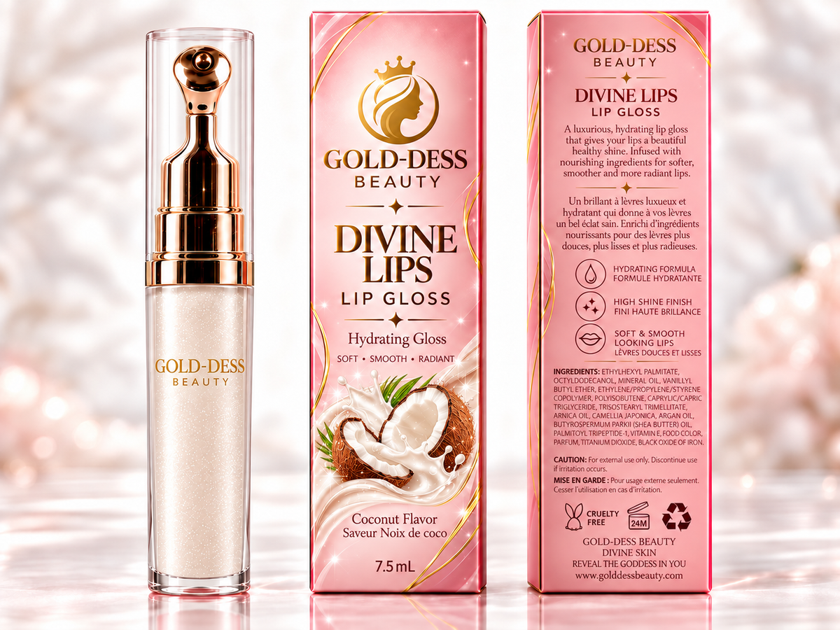 Divine Lips Lip Gloss – 7 Flavors