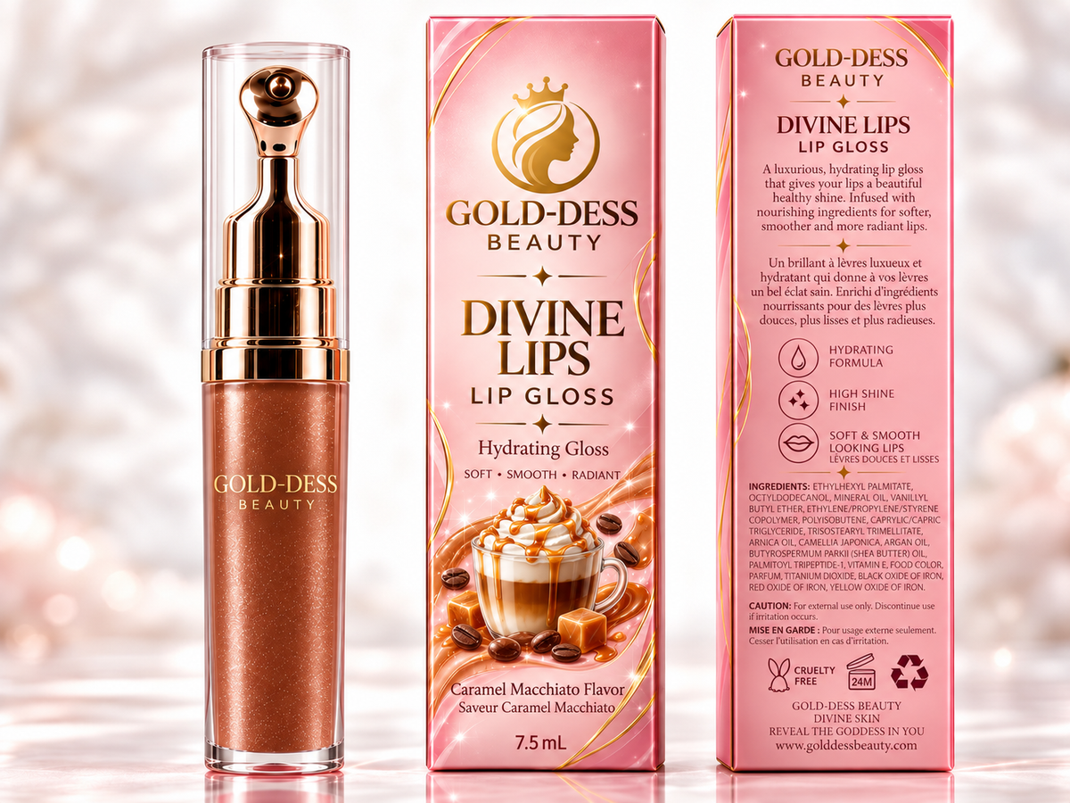 Divine Lips Lip Gloss – 7 Flavors