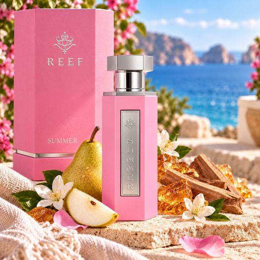 REEF Summer Pink – Pear, Amber & Sandalwood Eau de Parfum | 100 ml