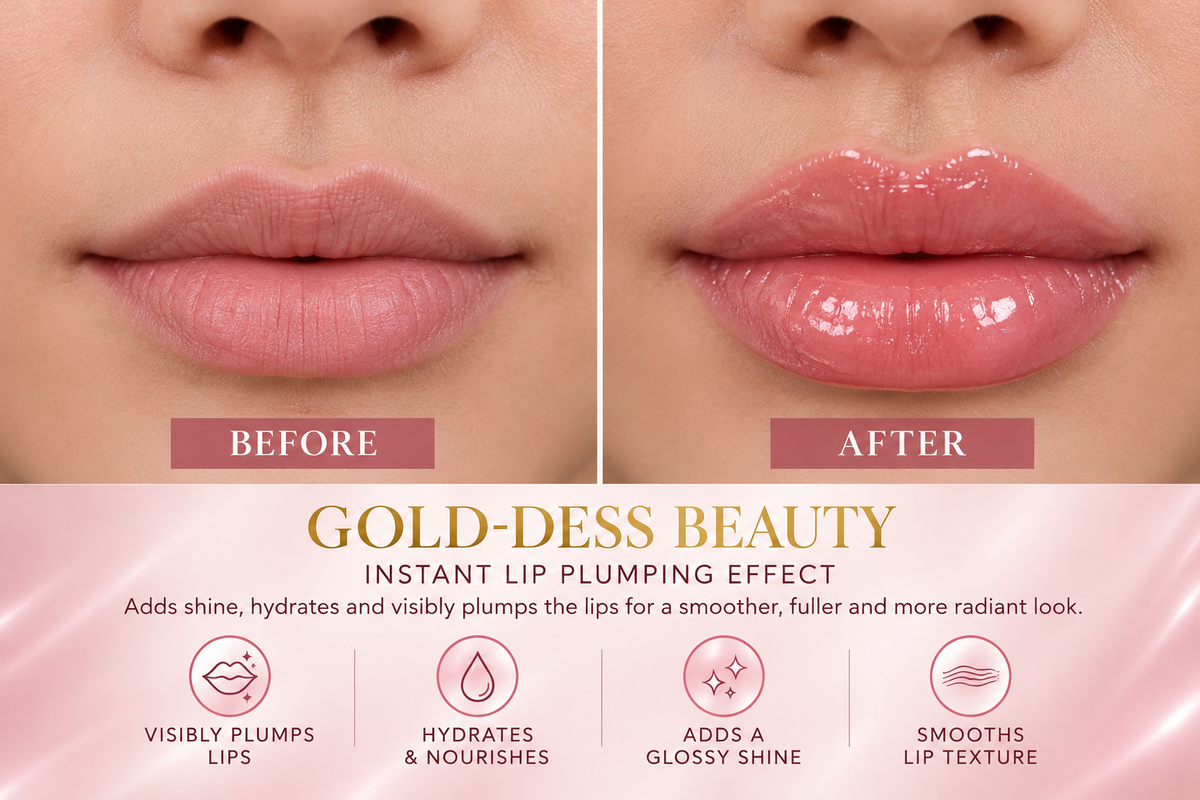 Gold-Dess Beauty – Divine Lips 2-in-1 Lip Kit