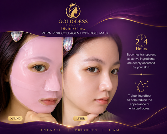 Divine Glow PDRN Pink Collagen Hydrogel Mask