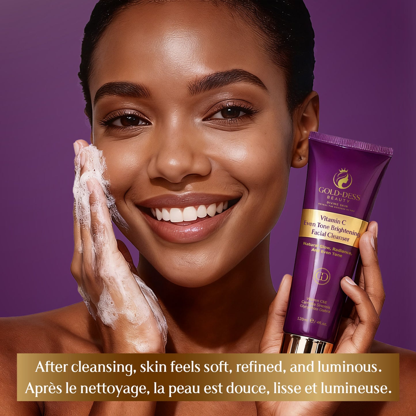 Vitamin C Even Tone Brightening Facial Cleanser – 120 ML