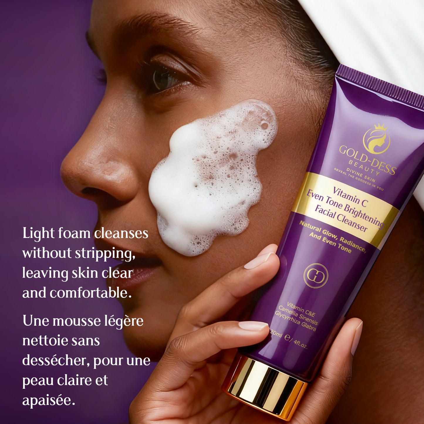 Vitamin C Even Tone Brightening Facial Cleanser – 120 ML