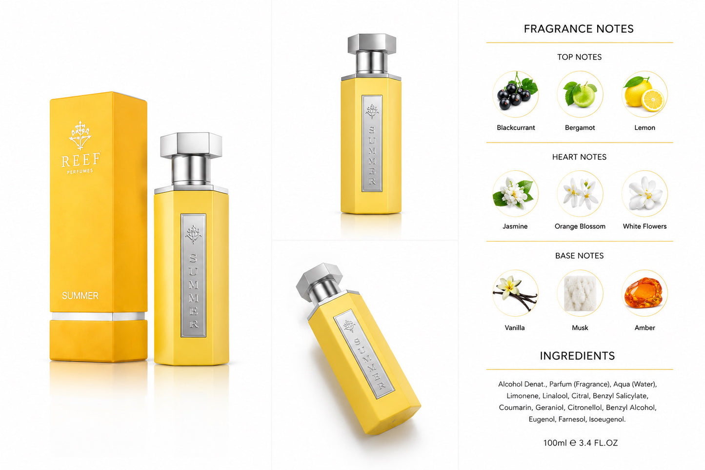 ✨ Summer Yellow Parfum Arabe – 100 ML